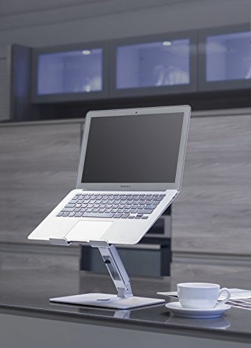 Desire2 View My Screen At Home Fully Multi Angle Adjustable Aluminium Elevator Desk Riser Stand For Laptops, Notebooks and Macbooks - 6