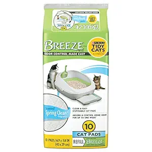 Tidy Cats Tidy Cat Breeze Refill Pads Spring Clean Scent 10Pk (1-Pack)