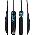 BSM Batworks Blue Heavy Duty Tennis Ball Black Cricket Bat | Size 5(30"x4"x2") PVC/Plastic Cricket Bat Ideal for All Age Group (450 g)