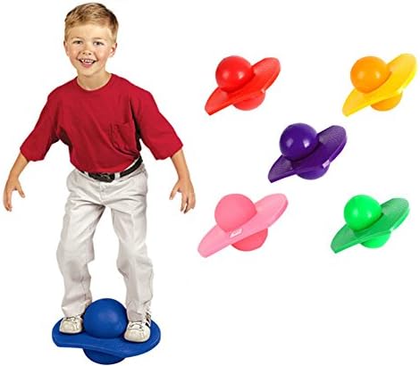 Kids AIR POGO JUMPER Bounce Ball Lolo Ball Rock N Hopper (37cm(L) * 29.5cm(W) * 24cm (H), Pink)
