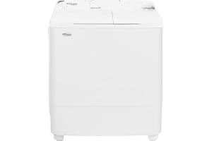 Super General 7 kg Twin-tub Semi-Automatic Washing Machine SGW77N, Efficient Top-Load Washer, Spin-Dry, 75.6 W cm x 43 D cm x 90.6 H cm, 1 Year Warranty