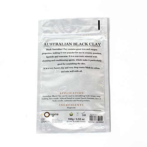 Mitternacht Schwarz Superfein Australischer Ton – 100g - 3