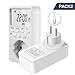 Produktbild Digitaler elektrischer Timer-Steckdose 24 Stunden / 7 Tage Timer-Stecker Programmierbarer Lichtschalter mit Anti-Diebstahl-Zufallsmodus und Countdown-Funktion (2er-Pack)