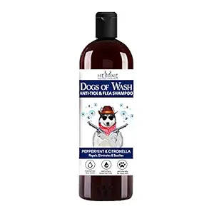 HERRNE Dog Shampoos - Dogs of Wash Anti-Tick & Flea Dog Shampoo (Sulphate, SLES, Paraben Free) - 500 ML