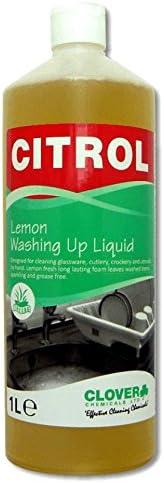 Clover Citrol 1Ltr Lemon Detergent Washing Up Liquid