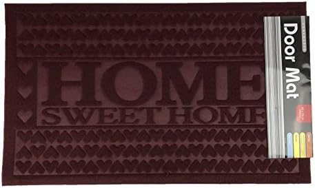 Club Country 45 x 75cm Doormat Burgundy Home Sweet Home