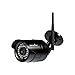 Produktbild Wansview Wlan IP Kamera, 720P HD Sicherheitskamera für Außen / IP cam mit LAN & Wlan Verbindung / Outdoor IP66 wasserdichte Netzwerkkamera, Infrarot Nachtsicht, deutsche App/Anleitung/, W3 (Schwarz)
