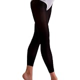Silky Footless Dance Tights Black Adult 