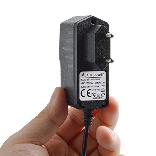Aukru 5V 2A Netzteil Ladeger  t Ladekabel  3 5mm x 1 35mm  EU Stecker f  r hdmi splitter   Hdmi Switch   Wireless Router   USB 3 0 HUB Geh  use SATA H