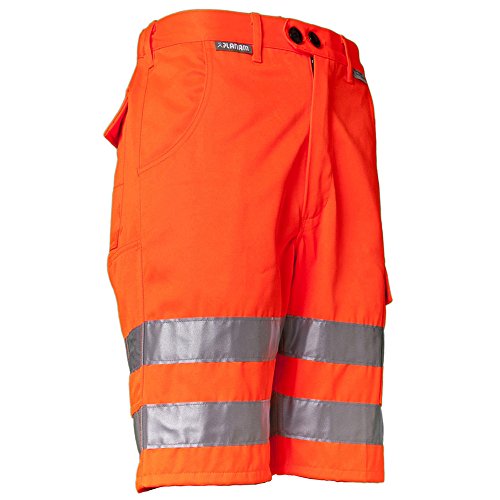 Planam Shorts „Warnschutz“ Größe XXL in orange, 2015060 - 2