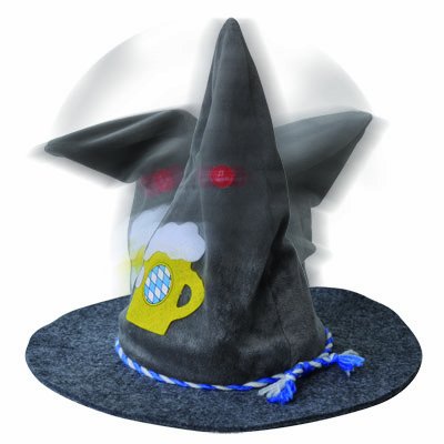 Singender Jodelnder Wackelhut, Bayern Hut, Seppelhut mit Musik und lustiger Bewegung bekannt vom Oktoberfest