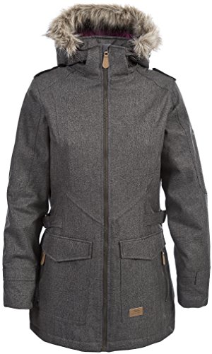 Trespass Diario Chaqueta Impermeable de Las Mujeres, Mujer, Color Verde - Caqui, tamaño Small