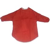 Childrens Waterproof Play Apron - Age 8-10 Years - Red - Paint AndPlay Today - For Art & Craft