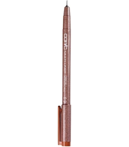 Multiliner Bruin 0,3 Mm, Tekenpen Met Water En Alcoholbestendige Pigmentinkt In Bruin Professionele Fineliner Voor Schetsen Illustraties Contouren 2105204116