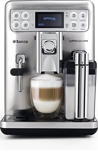 Saeco HD8858/01 Exprelia Kaffeevollautomat, AquaClean, integrierte Milchkaraffe, silber - 2