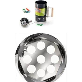 Accendere carbonella con ciminiera