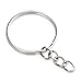 Produktbild Alamor 50Pcs Bulk Split Metal Key Rings Schlüsselanhänger Rohlinge Mit Link-Ketten Für Diy Craft