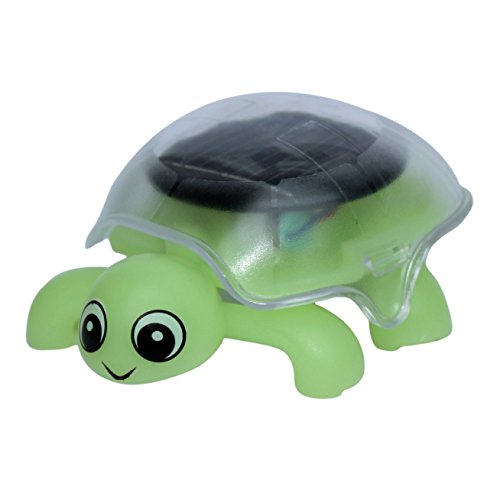 Preisvergleich Produktbild SODIAL(R) Mini Solar Leistung Gruenen Schildkroete Spielzeug Fuer Kinder