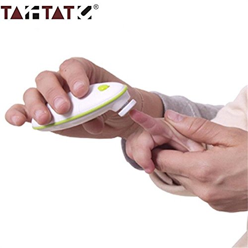 TAKATATU Baby Automatic Nail Clippers Electric Nail Trimmer (with 4 replacement pads)