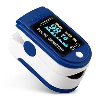 Tip 'n' Top YK-81C-Fingertip Pulse Oximeter (Blue & White)