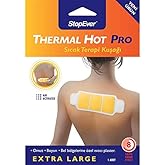 StopEver Thermal Hot Pro Sıcak Terapi Kuşağı - 6'lı Paket | Bel, Boyun, Omuz Kas Ağrılarına Karşı 8 Saat Etkili Isı Bandı | H