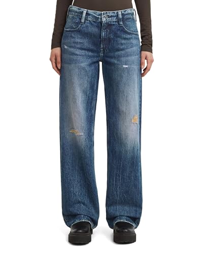G-STAR Judee Loose Low Waist Jeans, Jeans, Donna, Blu (Worn in Mountain Dusk Destroyed D22889-D499-G816), 25W / 28L