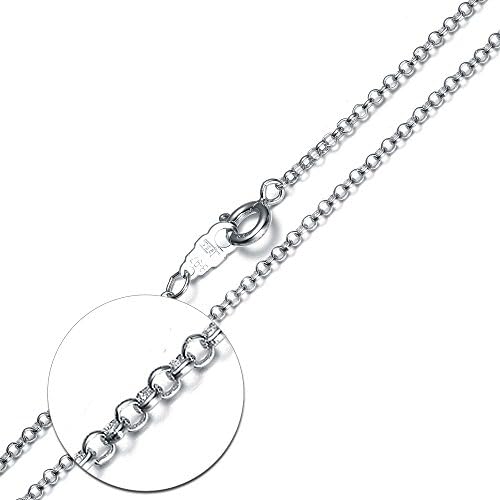 LIOR - Sterling Silver chain for Men and Women Width: 1.8mm Length: 80cm