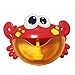 Price comparison product image Silveroneuk bubble toy Red Plastic Crab Bubble Machine Music Bubble Maker Baby Bath Shower Fun Toy