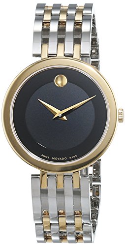 Movado Damen Datum klassisch Quarz Uhr mit Edelstahl Armband 607053