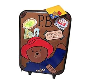 Paddington Bear Children's Luggage Paddington Box Wheeled Bag 18 liters ...