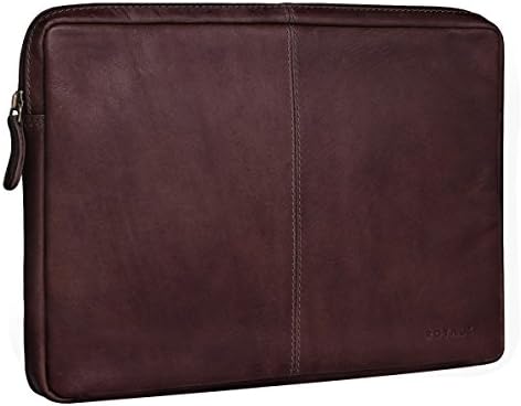 ROYALZ Case For Acer Switch Alpha 12 Pouch Leather Protector Case Cover + Keyboard Sleeve Folder Folio Retro Vintage Leather