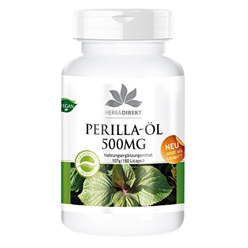 herba direkt Aceite de Perilla 500mg 180 LiCaps®(cápsulas)