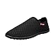 Produktbild Luckycat Sneaker Herren Herren Sommer Atmungsaktive Freizeit Hohl Foot Pedal Herren Sport Outdoorschuhe Strandschuhe Schuhe (CN:38=EU:37, Schwarz)