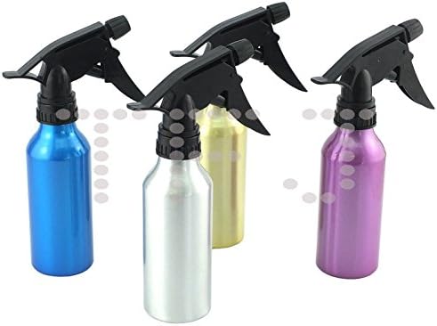 Aluminium Spray Bottle 200ml - Lightweight Aluminium - Easy To Use - Easy To Clean (Pack of 1, Silver)