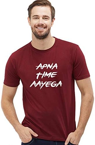 Wear Your OpinionMen's Cotton Half Sleeve Graphic Printed T-Shirt(Design: Gully Boy's)