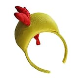 Huhn Hahn Kopfband - TOOGOO(R)3D Huhn Hahn Kopfband Tier Bauernhof Erwachsene Kinder Maske Kostuem Maskenball -