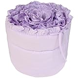 Bettumrandung Nestchen Kopfschutz 360×30 420×30 cm Bettnestchen Baby Einfarbig mit Rüschen NEU - 3