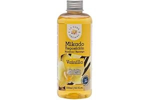 H HANSEL HOME Mikado Reposicion 250 Ml Sin Varillas (Vainilla, 1 Pc)