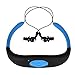 Produktbild IPX8 Wasserdichter Schwimmender MP3 Player, elecfan 8GB Wasserdichter Sport Kopfhörer mit FM Radio-Unterwassersport Kopfhörer Neckband Headset für Damen Herren Laufen Reiten Walking SPA Wassersport - Schwarz&Blau