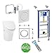 Produktbild Geberit DuofixBasic Urinal Universal, Komplett-Set, Samba Laufen Urinal