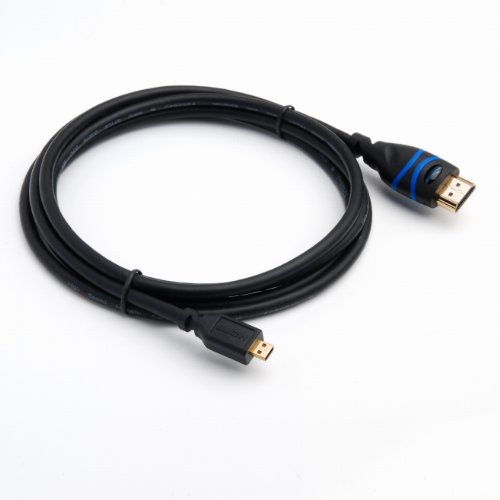 BlueRigger High Speed Micro HDMI für HDMI-Kabel mit Ethernet (3 Meters) - 3