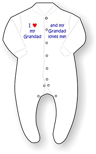 The Bees Tees I Love My Grandad /My Grandad Loves Me Babygrow / Sleepsuit