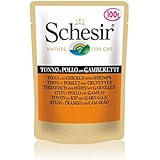 Schesir Cat Thunfisch und Huhn mit Garnelen, 20er Pack (20 x 100 g)