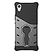 Price comparison product image Sony Xperia XA1 Case, SsHhUu Tough Heavy Duty Shock Proof Defender Cover Dual Layer Armor Combo with Swivel Kickstand Protective Hard Cover for Sony Xperia XA1 (5.0") NOT Fit for Sony Xperia XA Black