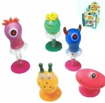 6 x Monster Jump Ups ~ Party Loot Bag Filler Toys by playwritegroup