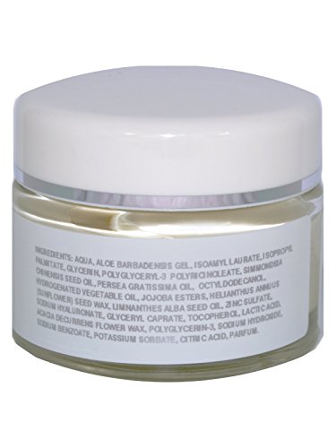 Hyaluron-Feuchtigkeits-Creme mit Aloe Vera ✔ Anti-Falten-Creme mit Hyaluronsäure für Gesicht, Hals & Dekolleté ✔ 50 ml Anti-Aging Feuchtigkeitspflege für Ihre Haut ✔ Naturkosmetik made in Germany - 3