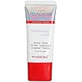 ONEKLIK Phoera Foundation Full Coverage Foundation Soft Matte Liquid Foundation Makeup Flawless Cream Smooth Waterproof Lightweight 24HR Long Lasting New Formula Tube Pack (104A Natural Beige)
