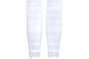 BEER UP 10 Gobelets réutilisables 25cl - Transparent, Sans BPA - Parfaits pour les Cocktails et la Bière