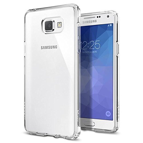 Funda Samsung Galaxy A5 2016 Spigen Ultra Hybrid AIR CUSHION Crystal Clear Parte trasera transparente de policarbonato TPU bumper para Galaxy A5 2016 Carcasa funda A5 2016 - Crystal Clear SGP11835 Funda Samsung Galaxy A5 2016 Spigen Ultra Hybrid AIR CUSHION Crystal Clear Parte trasera transparente de policarbonato TPU bumper para Galaxy A5 2016 Carcasa funda A5 2016 - Crystal Clear SGP11835