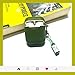Produktbild QIFUDEVS Anwendbar auf Südkorea Airpods Schutzhülle Apple drahtlose Bluetooth-Headset-Box Morandi Farbe Shochu Silikon-Softcover (Color : Green, Size : Airpods)